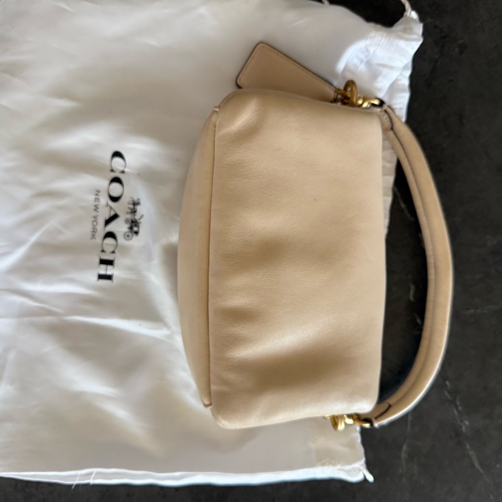 Coach Cream Pillow Tabby Mini Bag - Picture 4 of 5